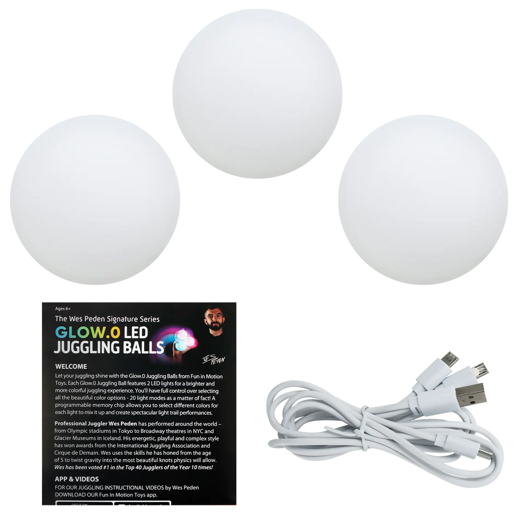Wes Peden Glow.0 Juggling Balls - Night Practice