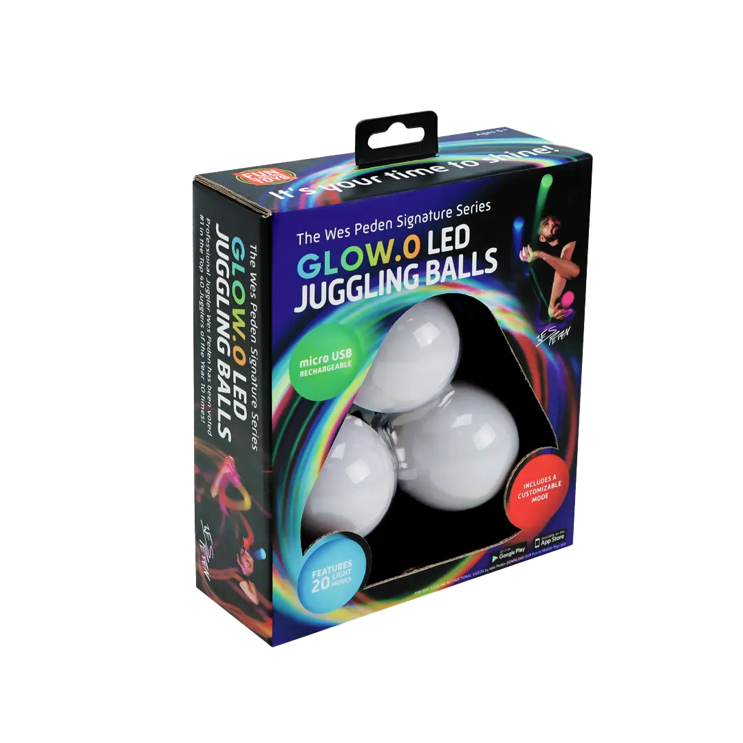 Wes Peden Glow.0 Juggling Balls - Light Play